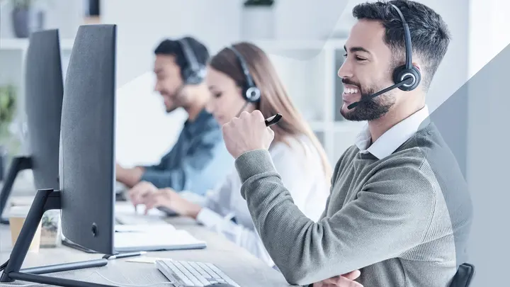 Contact centre agents are in discussions with customers and always endeavour to help them.