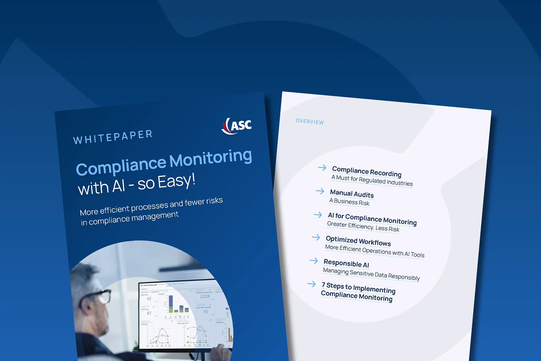 Whitepaper 'Compliance Monitoring with AI – so Easy!' – More efficient processes and fewer risks in compliance management.