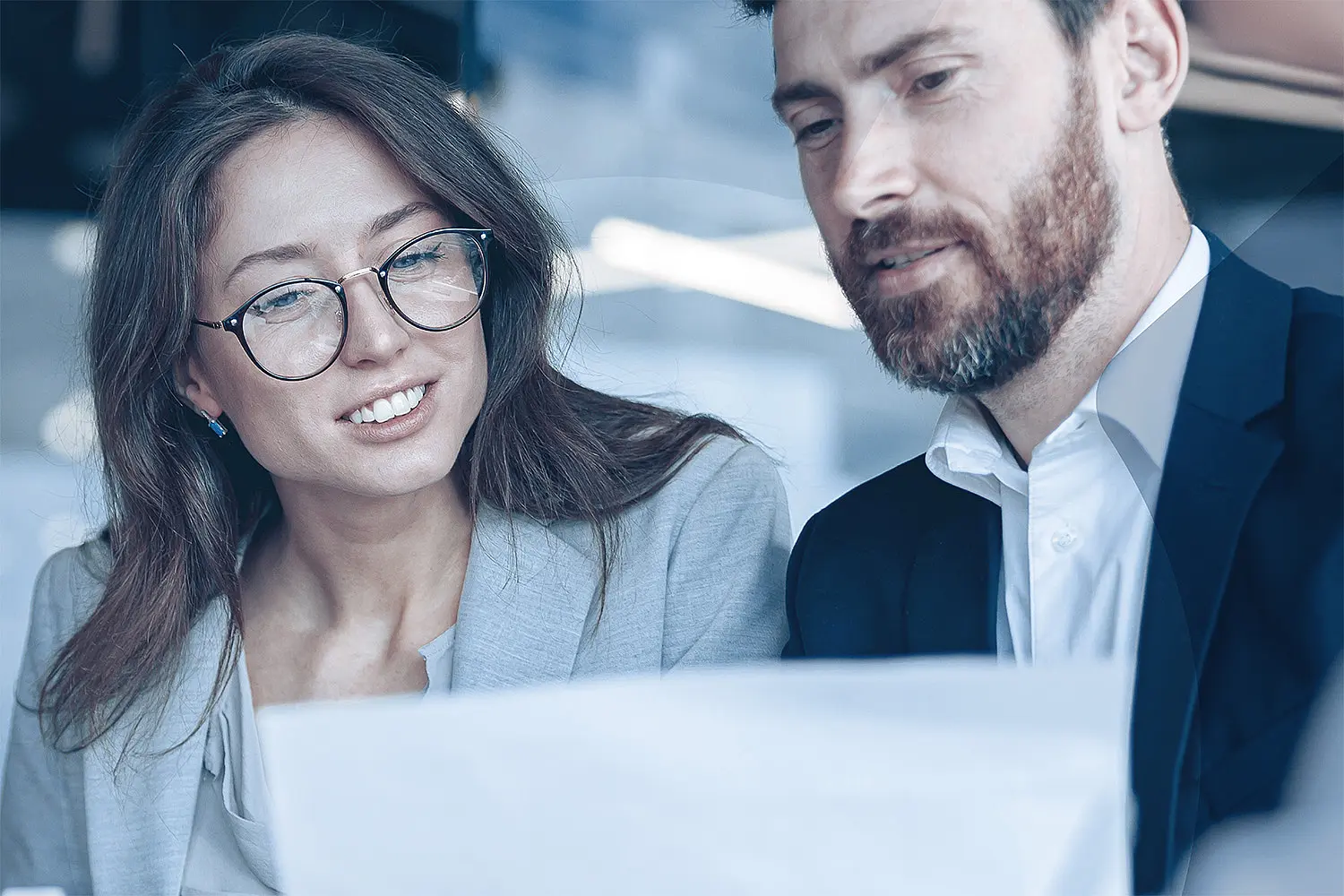 Business partners collaborating – joint planning and partnership development between ASC and partner companies