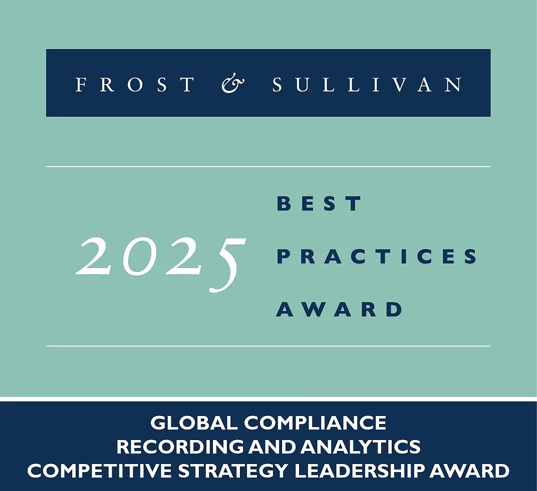 [Translate to Japanisch:] [Translate to Englisch:] ASC gewinnt den Frost & Sullivan Best Practices Award 2025 für Global Compliance Recording and Analytics