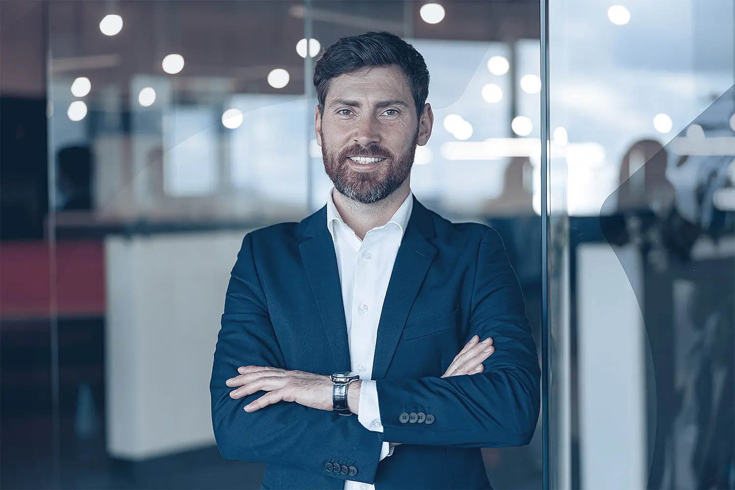 Business professional in meeting – close collaboration and strategic partnership between companies