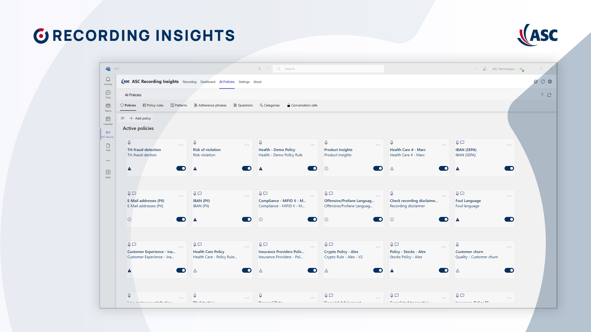 Compliance Recording for Microsoft Teams